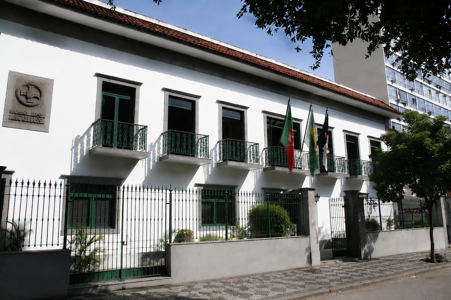 Fachada da Casa dos Açores do Rio de Janeiro